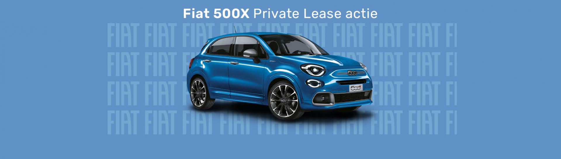 Fiat 500X Private Lease actie