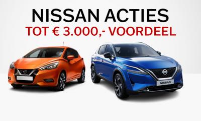 Nissan acties | tot € 3.000,- voordeel