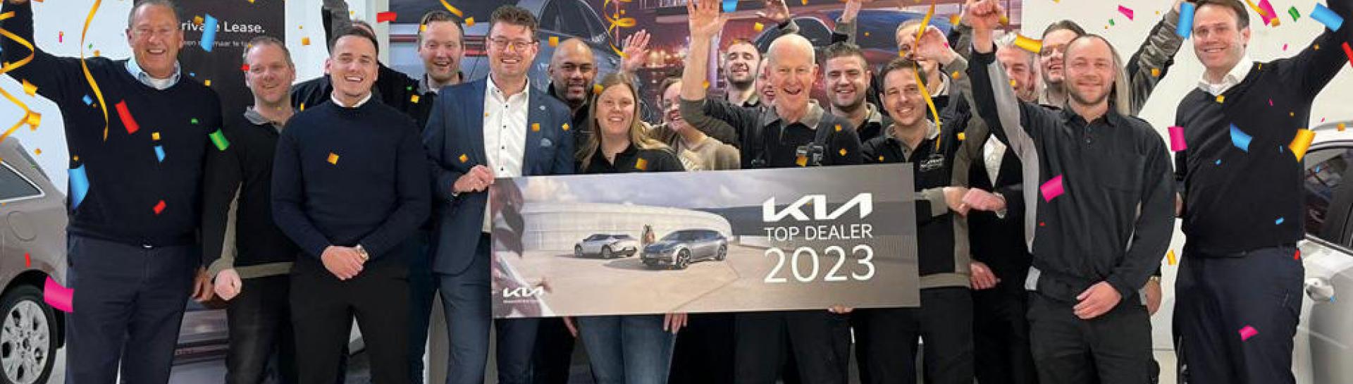 Content Autogroep bekroond met Kia Top Dealer Award 2023